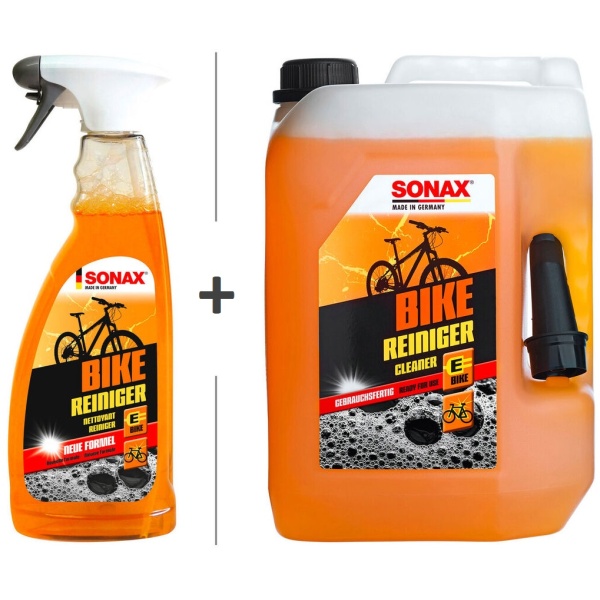 Set Sonax Bike Solutie Curatat Bicicleta 750ML 852400 + Sonax Bike Solutie Curatat Bicicleta 5L 852500